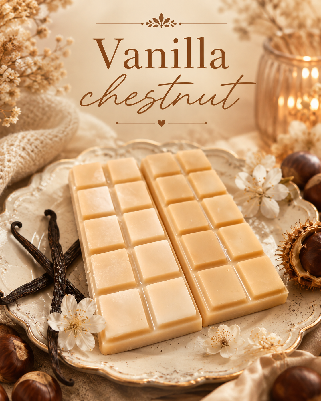 Fondant parfumé Vanilla chestnut