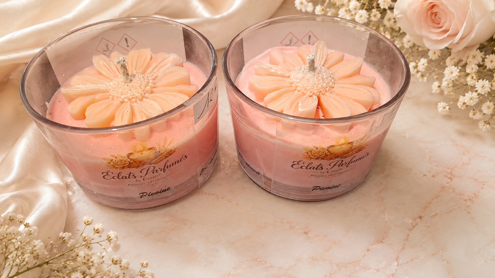Bougie parfumée Pivoine
