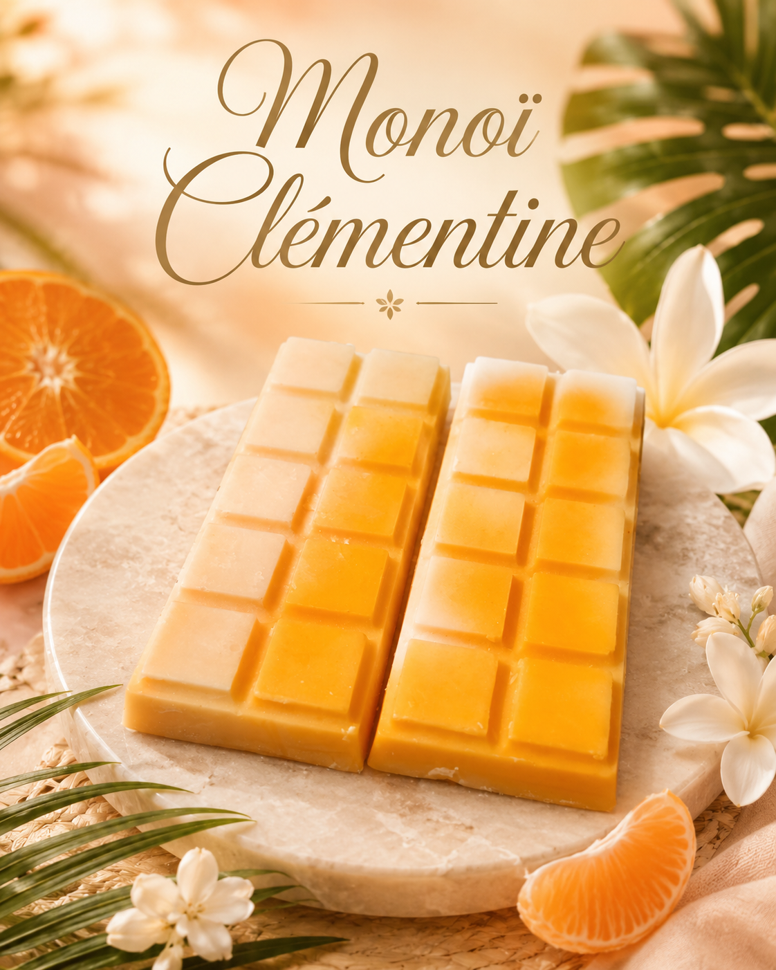 Fondant parfumé Monoï clémentine
