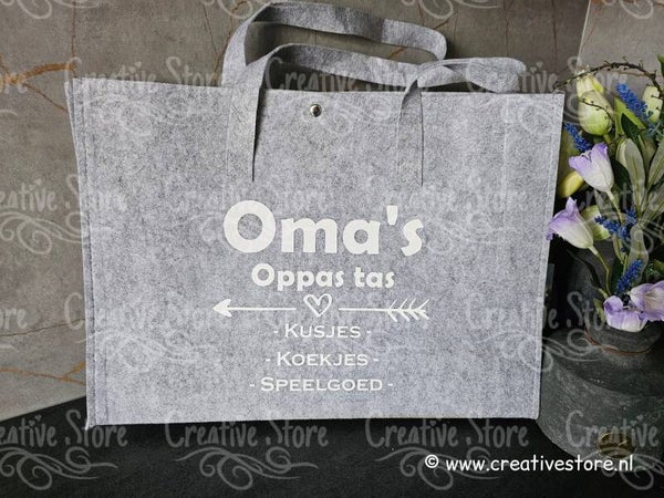 Luxe vilttas : Oma's oppas tas