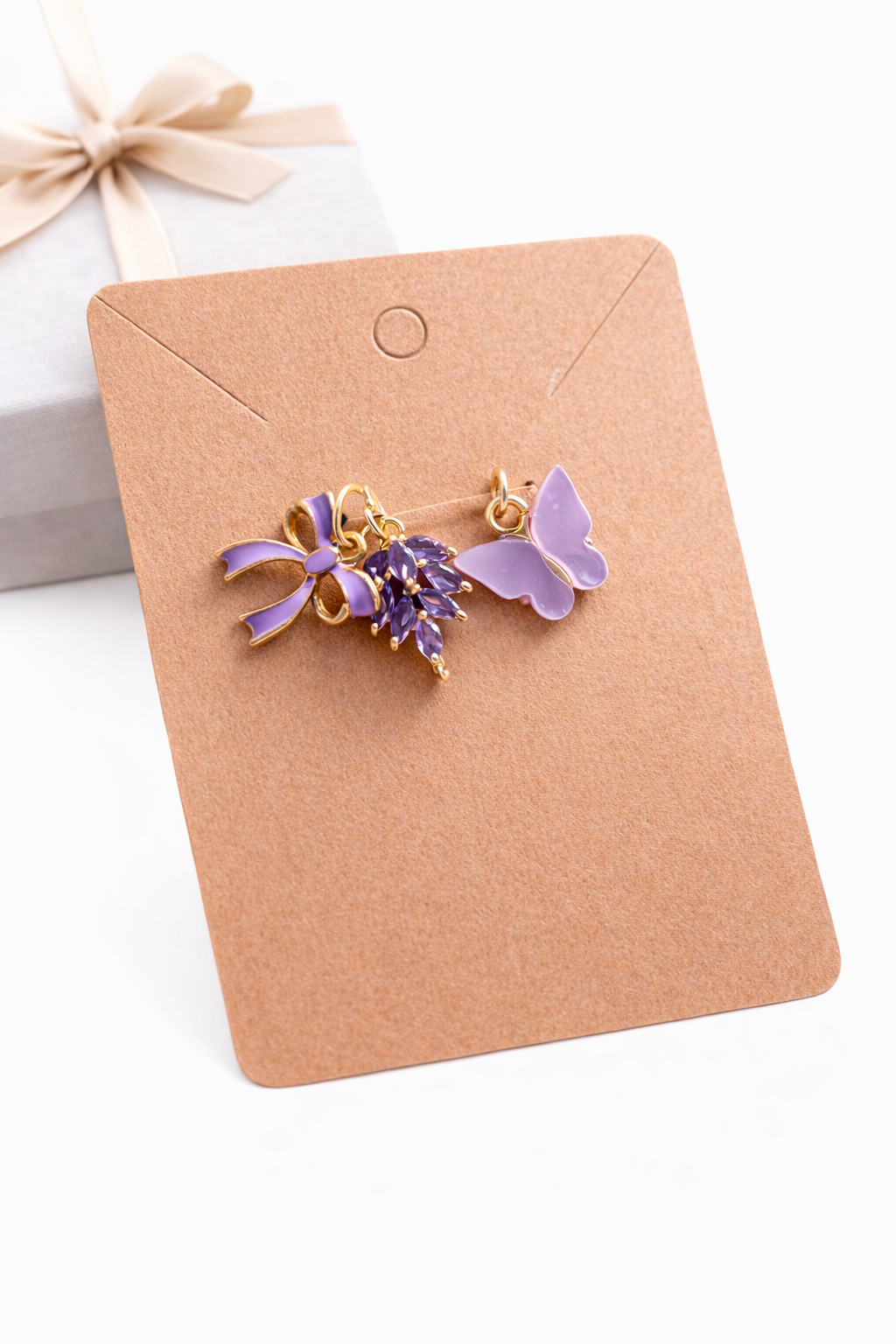 Charm set Vlinder & Strik - elegant, speels en uniek - DIY - maak je eigen armband