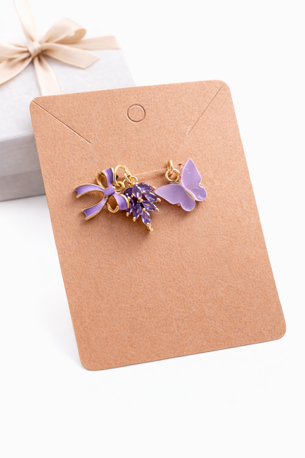Charm set Vlinder & Strik - elegant, speels en uniek - DIY - maak je eigen armband