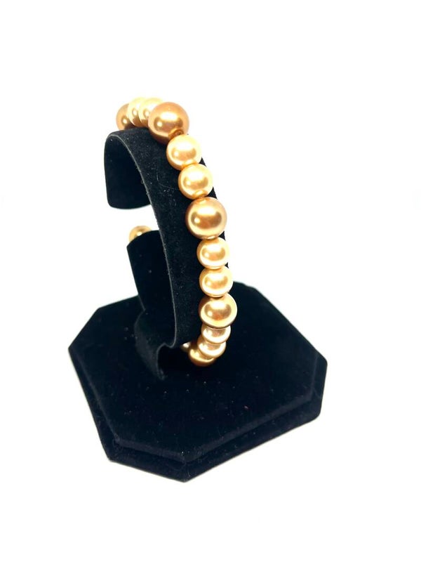 Gouden kralenarmband (L)