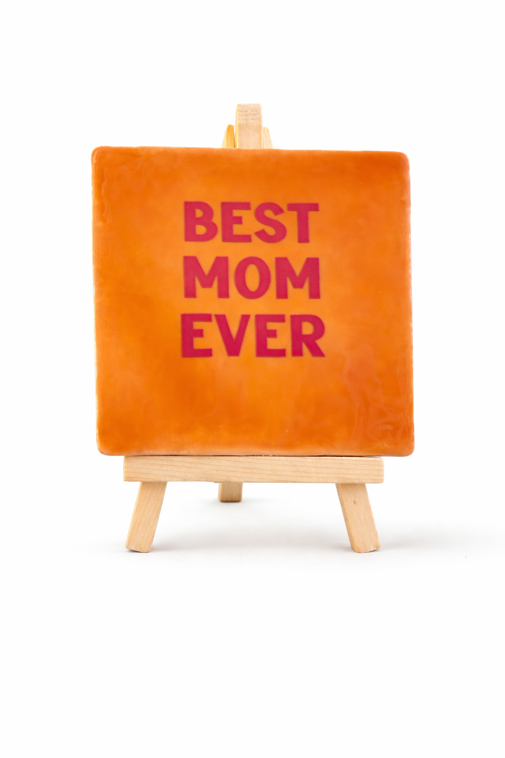 Best mom Ever tegeltje - keramiek - unieke decoratie - moederdag cadeau idee
