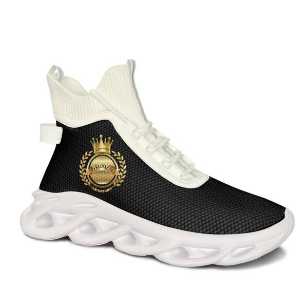 Azmarino Printed High Top Max Soul Shoes