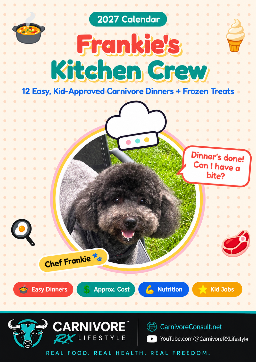 Frankie’s Kitchen Crew: 2027 Calendar