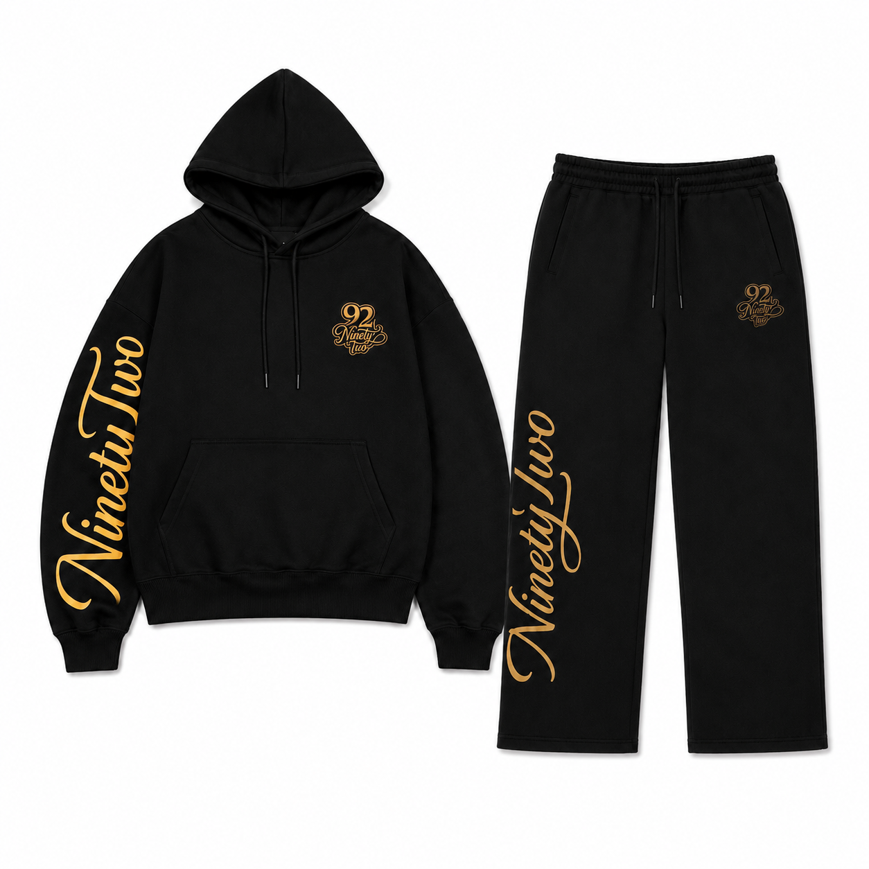 NinetyTwo Tracksuit Black Gold