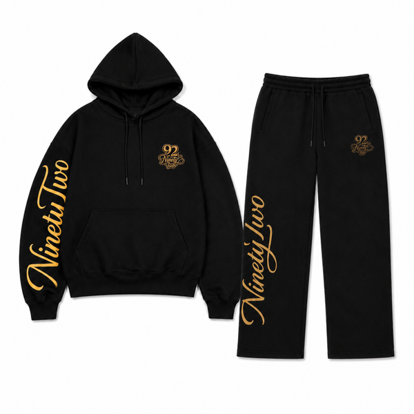 NinetyTwo Tracksuit Black Gold
