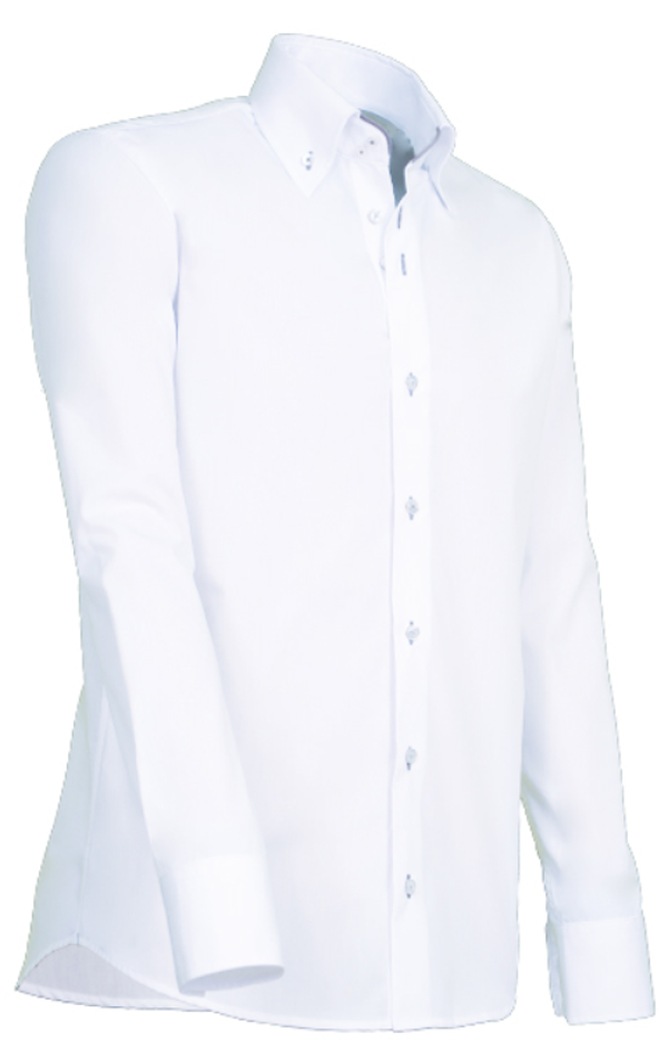 Overhemd Giovanni Capraro 913-16  – Wit [Grijs accent]