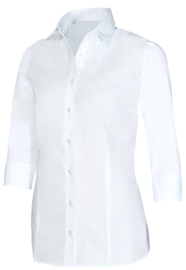 Dames Blouse Giovanni Capraro 29341-10  Driekwart Mouw – Wit
