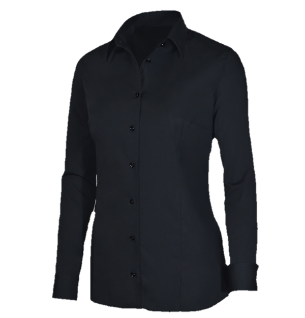 Dames Blouse met stretch – Zwart Giovanni Capraro 29336-20