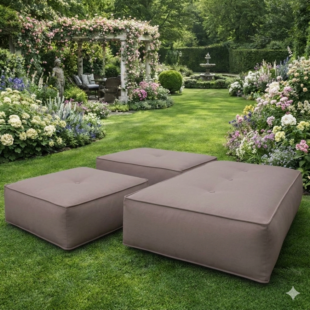 Poef Cartenza sunproof Out-door stof.