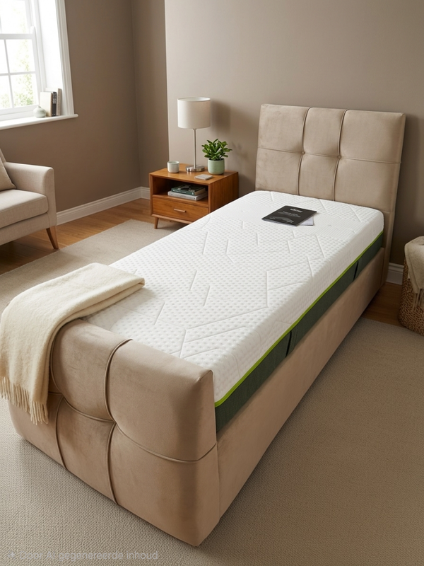 1 persoons bed inclusief emma matras diamond medium hybrid.Zelf ophalen, bezorgen helaas niet mogelijk.