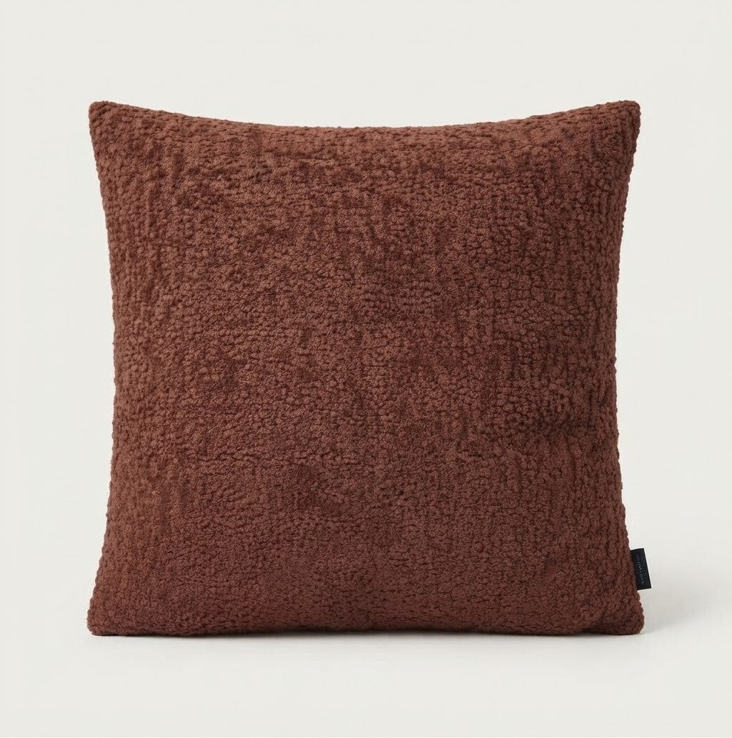 Luxe fijn geweven zachte Bouclé stof  Sierkussen 45x45 cm & 50x50 cm