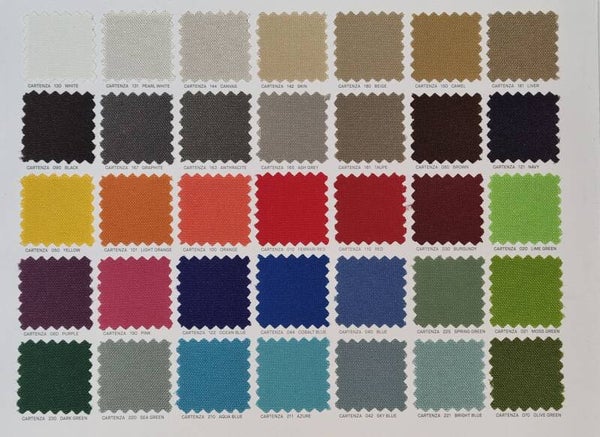 Cartenza sunproof Out-door stoffen voor uw loungekussens. De prijs is per strekkende meter. de stof is ca. 150cm breed.