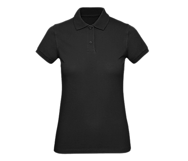 Dames Polo-Shirt, Met geborduurd Borstlogo.