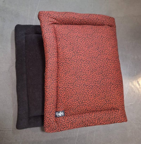 3x2: Roest Panterprint / Zwart