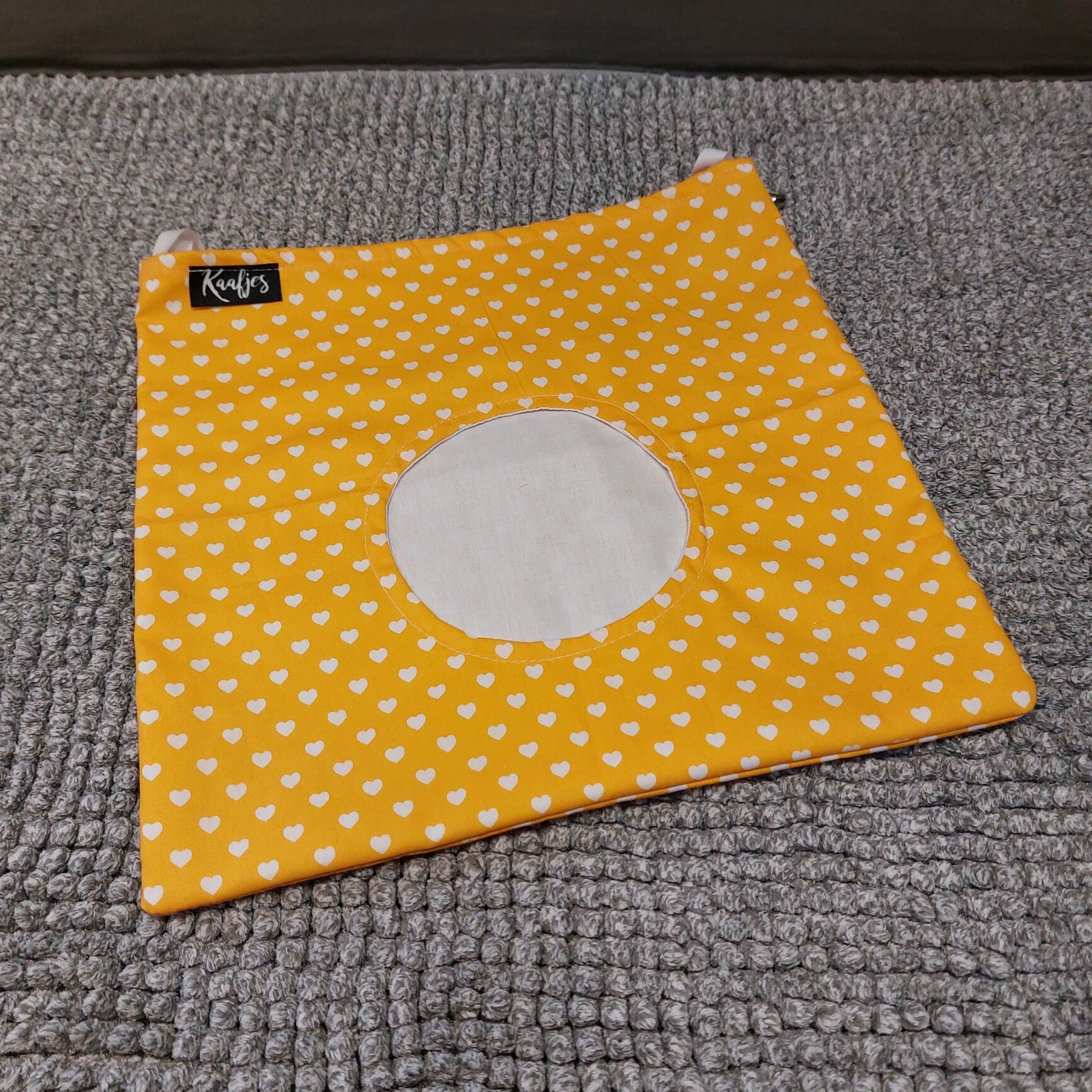 Hooizakje: Geel Hartjes