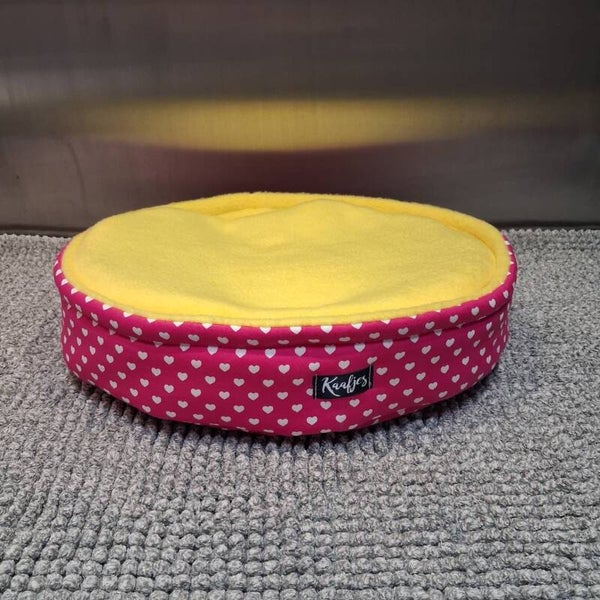 Kaafjes Bedje: Roze Hartjes / Geel