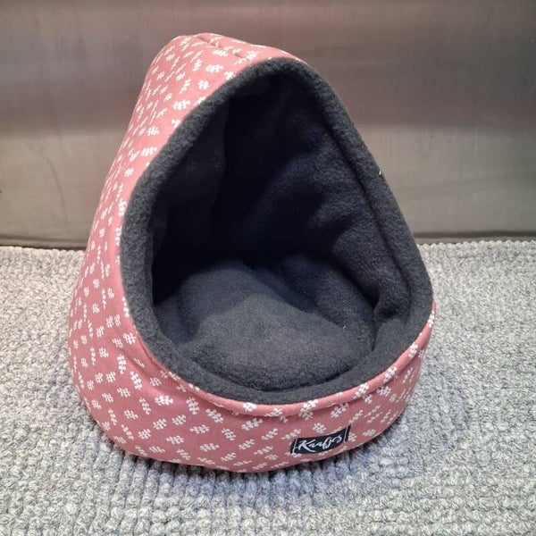 Theemuts: Roze Takje / Antraciet