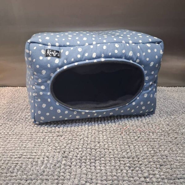 Kaafjes Cave: Blauw met stip / Antraciet