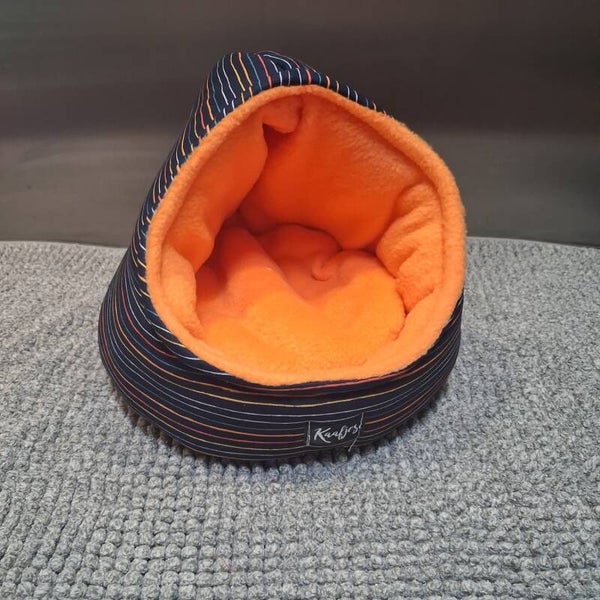 Theemuts: Navy Gestreept / Oranje