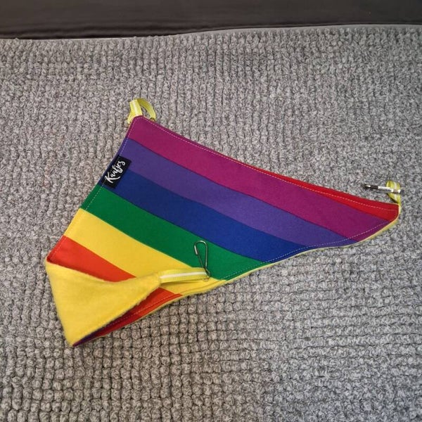 Hangmatje Driehoek: Regenboog / Geel