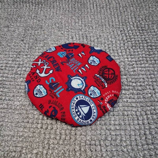 I/S Hoesje: Rood Navy Print / Aqua
