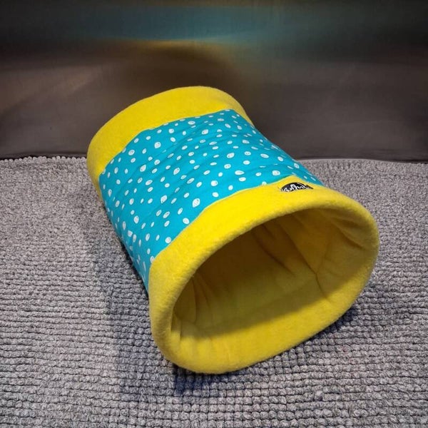 Tunnel: Fel Blauw Stip / Geel