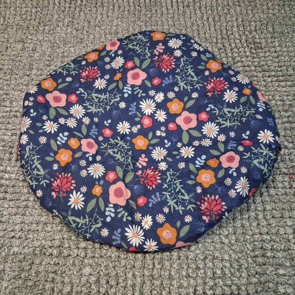 XL-Snugglesafe Hoesje: Blauw Bloemenprint / Licht Roze