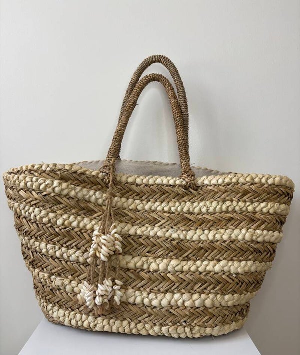 Sac en paille tressé