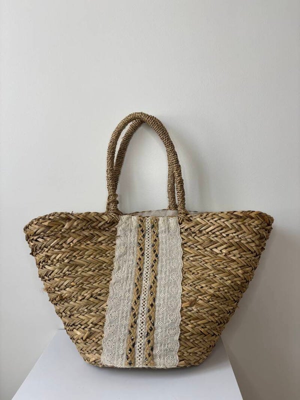 Sac en paille tressé