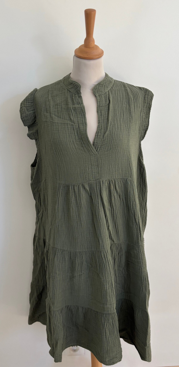 Robe en gaz de coton