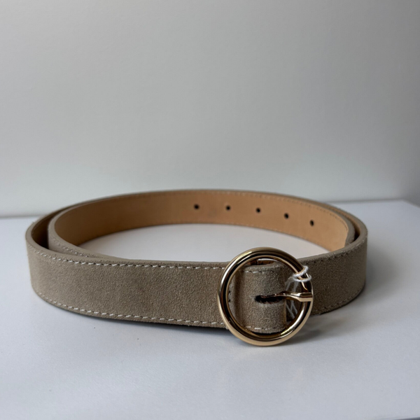 Ceinture cuir daim