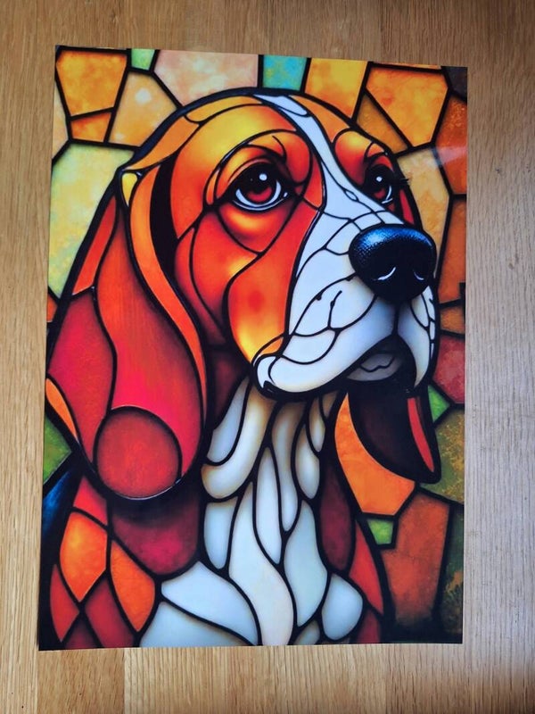 Beagle Bassett Hound - A4 Prints