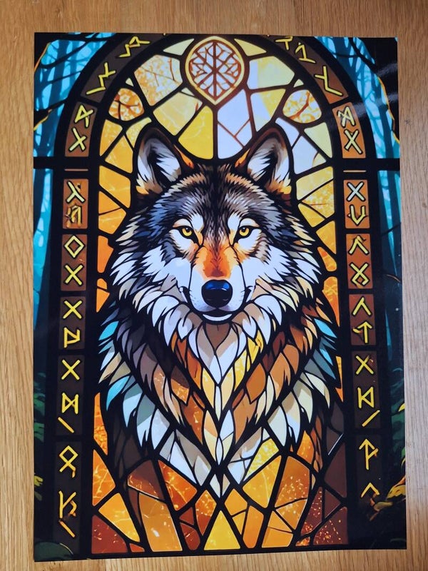 Rune Wolf - A4 Prints