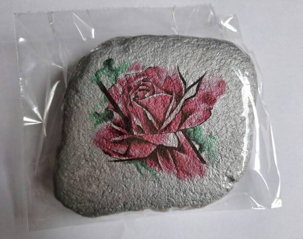 Rose - Pebble Art
