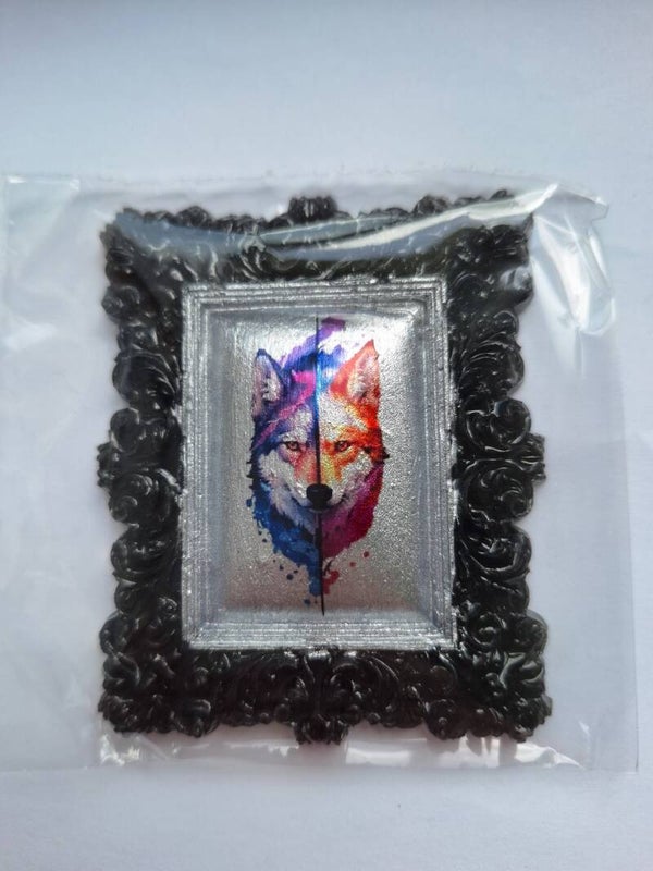 Wolf - Resin Art Mini Wall Filler