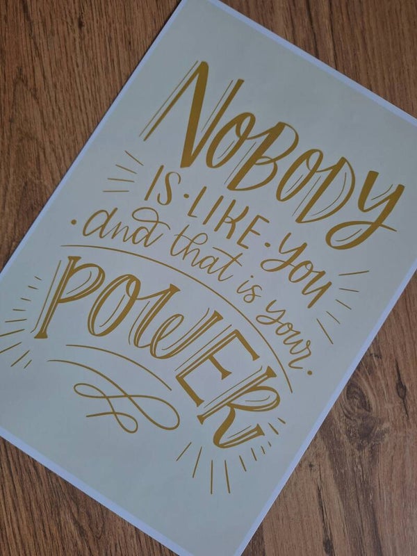 Inspirational Quote - A4 Prints