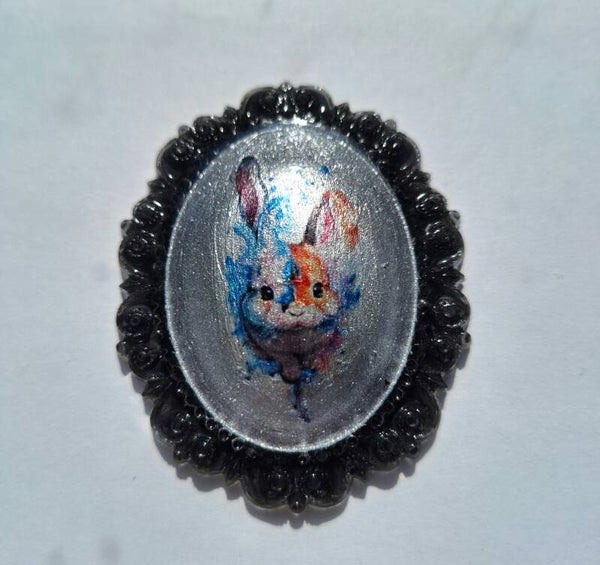 Watercolour Style Rabbit - Resin Art Wall Filler