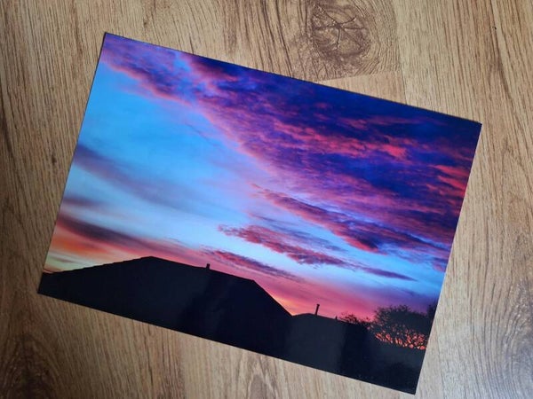 Birthday Sunset - A4 Prints