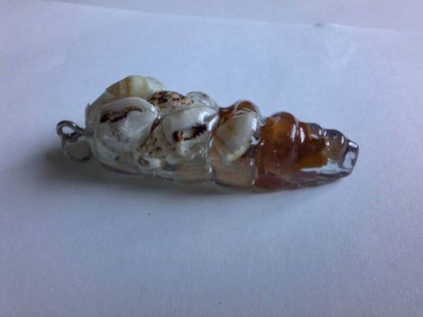 A Shell of Shells Pendant - Resin Art