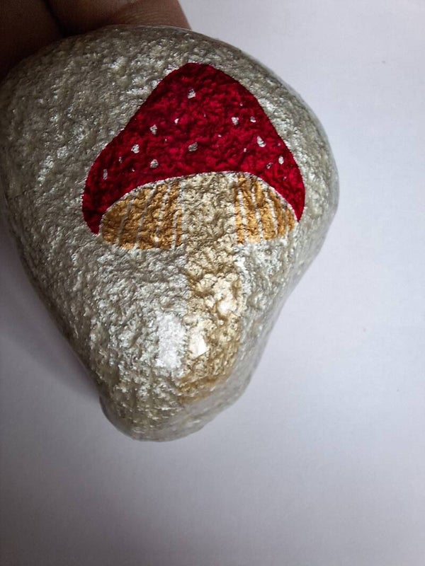Mushroom - Pebble Art