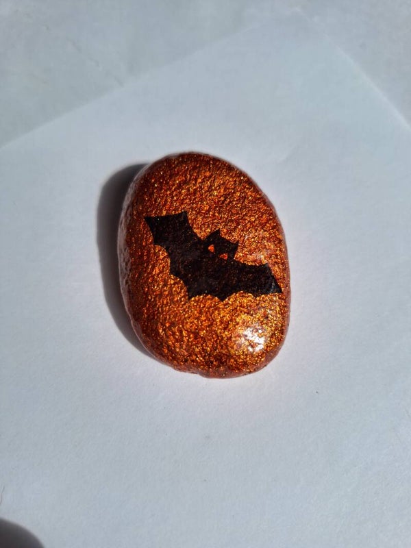 Bat - Pebble Art