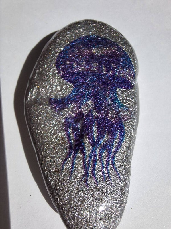 Jelly Fish - Pebble Art