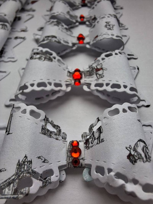 Winnie The Pooh Bows - Card Embellishments