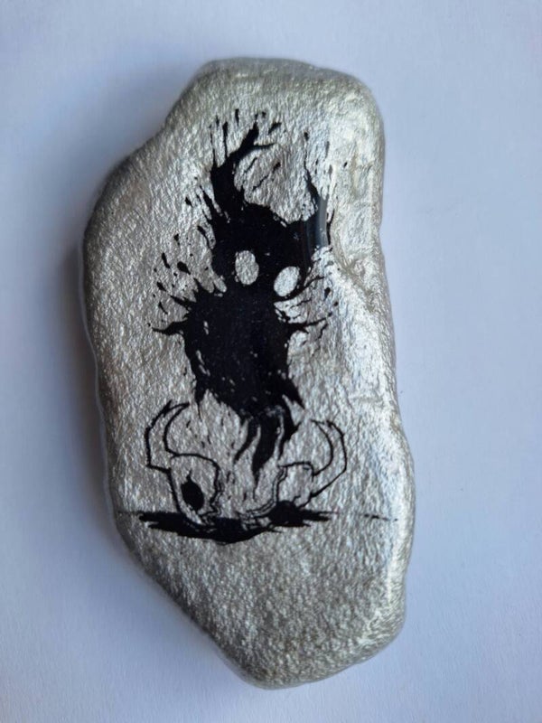 Hollow Knight Character - Pebble Art