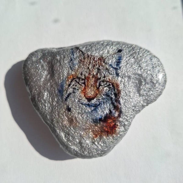 Lynx - Pebble Art
