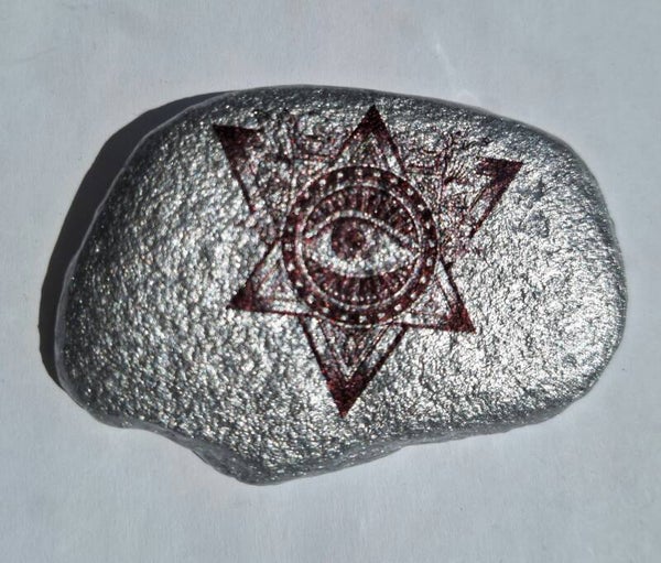 Eye Of Providence - Pebble Art