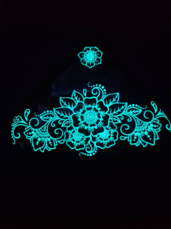 Glow In The Dark Mandala Style - Pebble Art